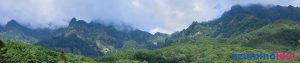 2019/8/26【神秘な山、戸隠】天気は雲が多かった分、神秘的な佇まいの戸隠山でした。