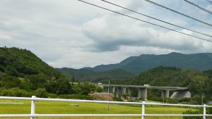 しばらく高速道路と並行