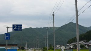 国道403号から離れ、青木村へ