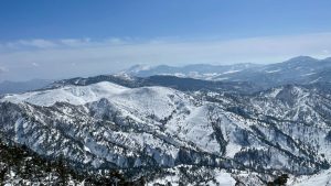 横手山から見た浅間山